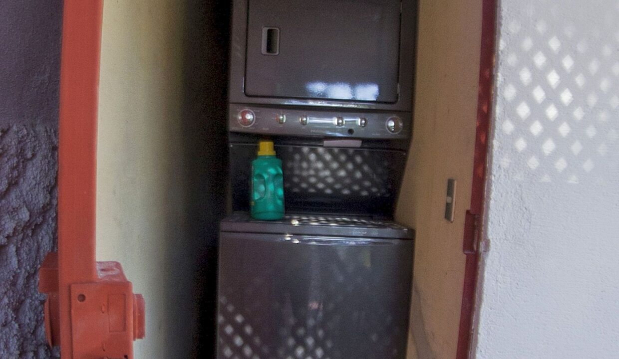 SSC Washer dryer in each Villa